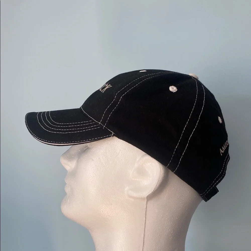 Kid Rock “American Bad Ass” Black Hat With White Stitching And Embroidered Logo - Picture 5 of 11